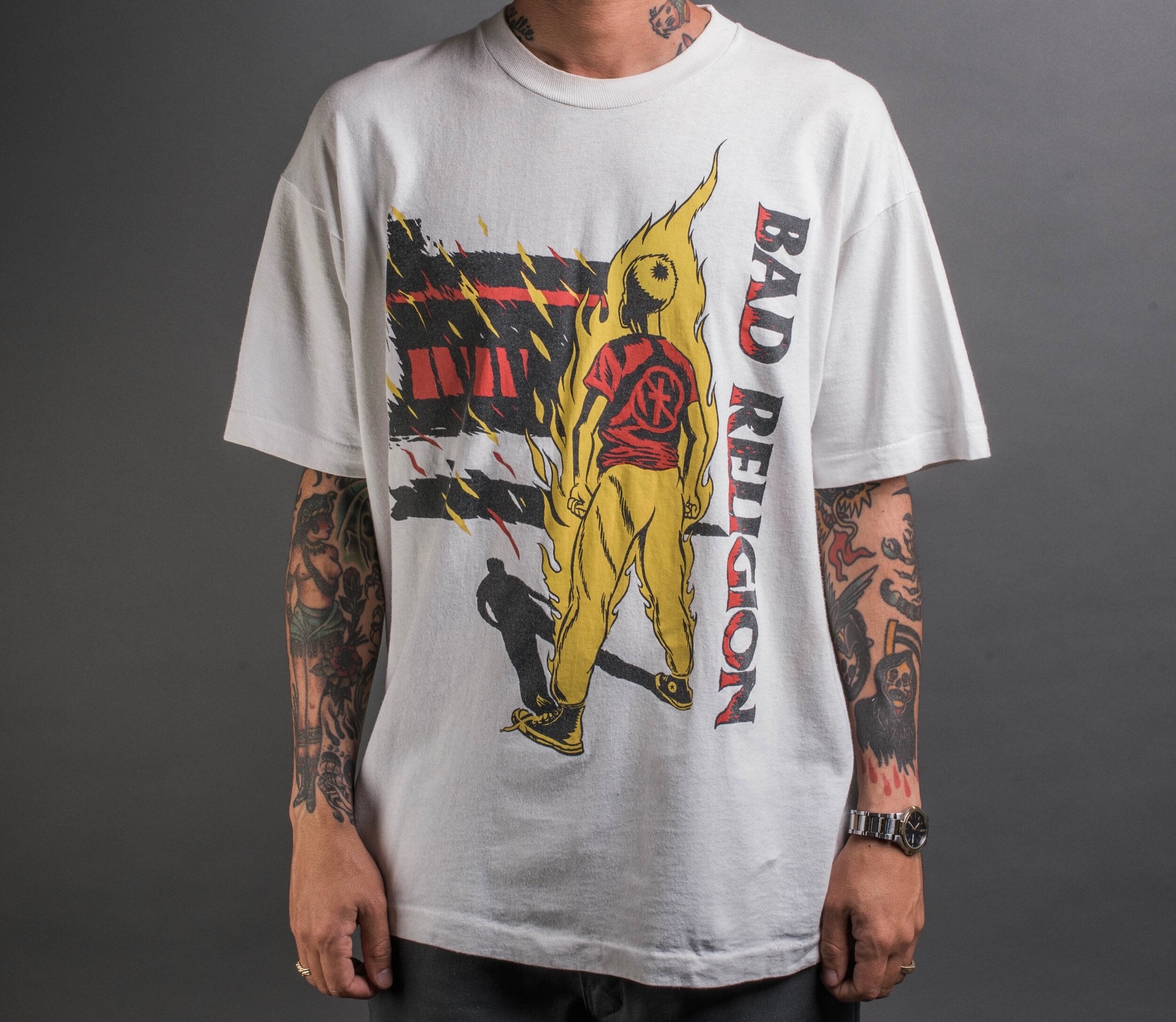 BAD RELIGION SUFFER 1989ツアーTシャツL Vintage 90s Bad Religion