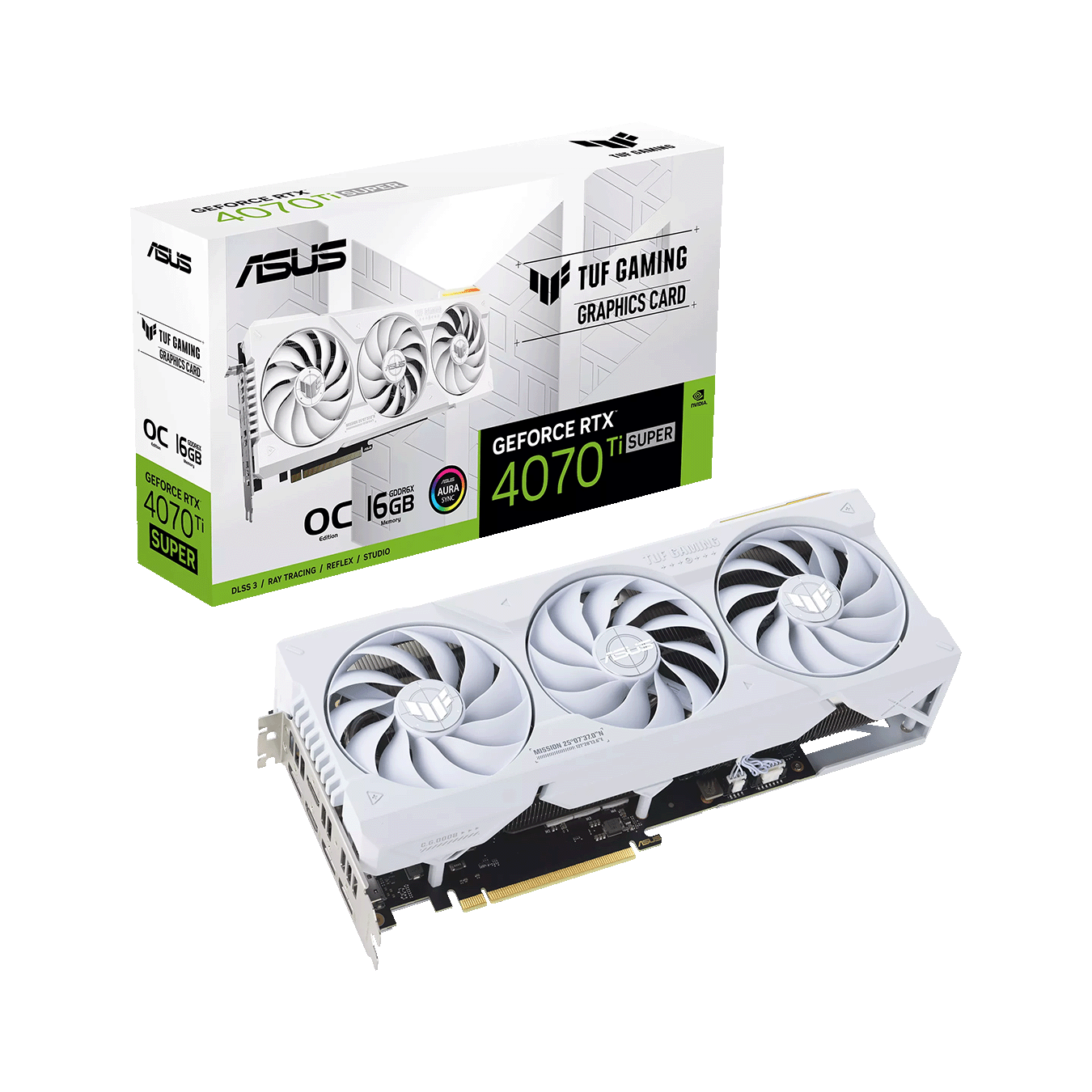 TUF-RTX4070TIS-O16G-WHITE-GAMING | TUF-RTX4070TIS-O16G-WHITE