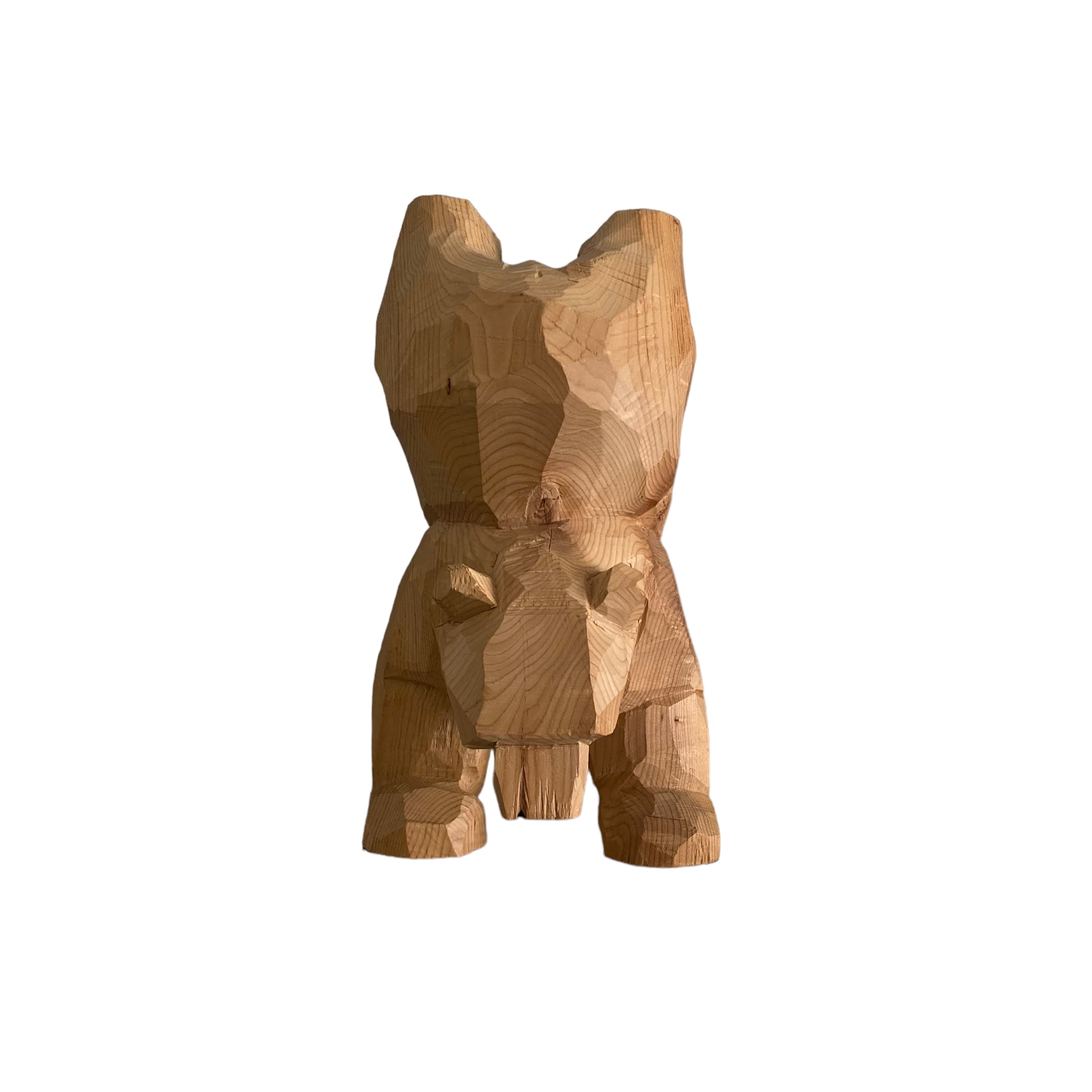 木製クマの彫刻 約30cm伝統工芸品 木製彫刻 約30cm 木製クマの彫刻 約