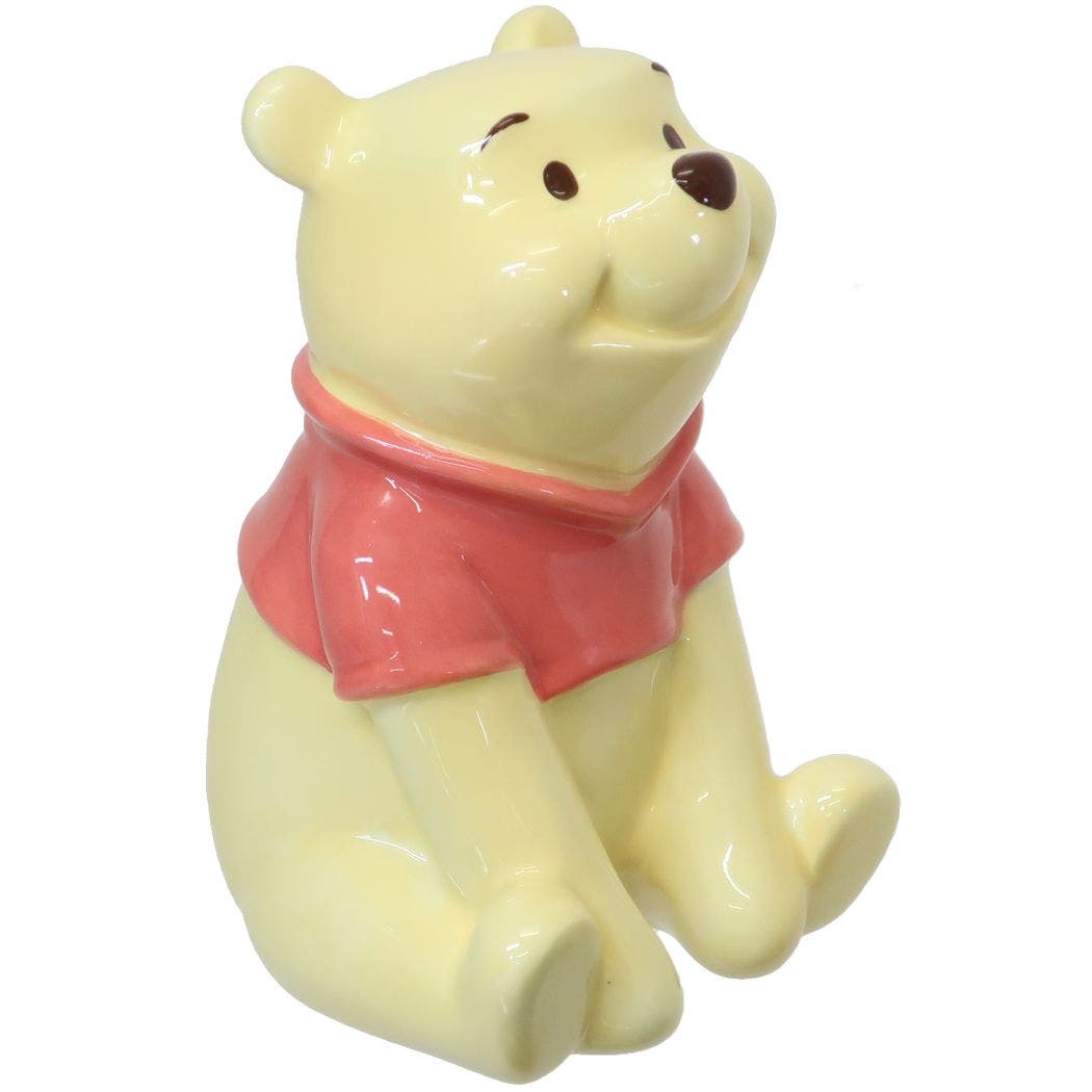 くまのプーさん 陶器製貯金箱 セラミックフィギュアバンク[品番