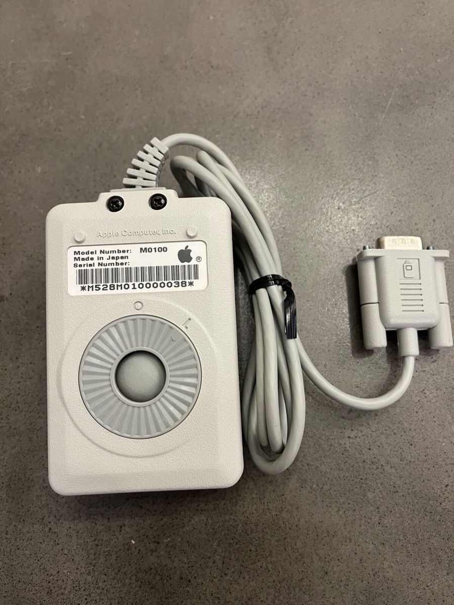 Macintosh Platinum Mouse - Apple 128K 512K 512Ke Mac Plus Lisa IIe