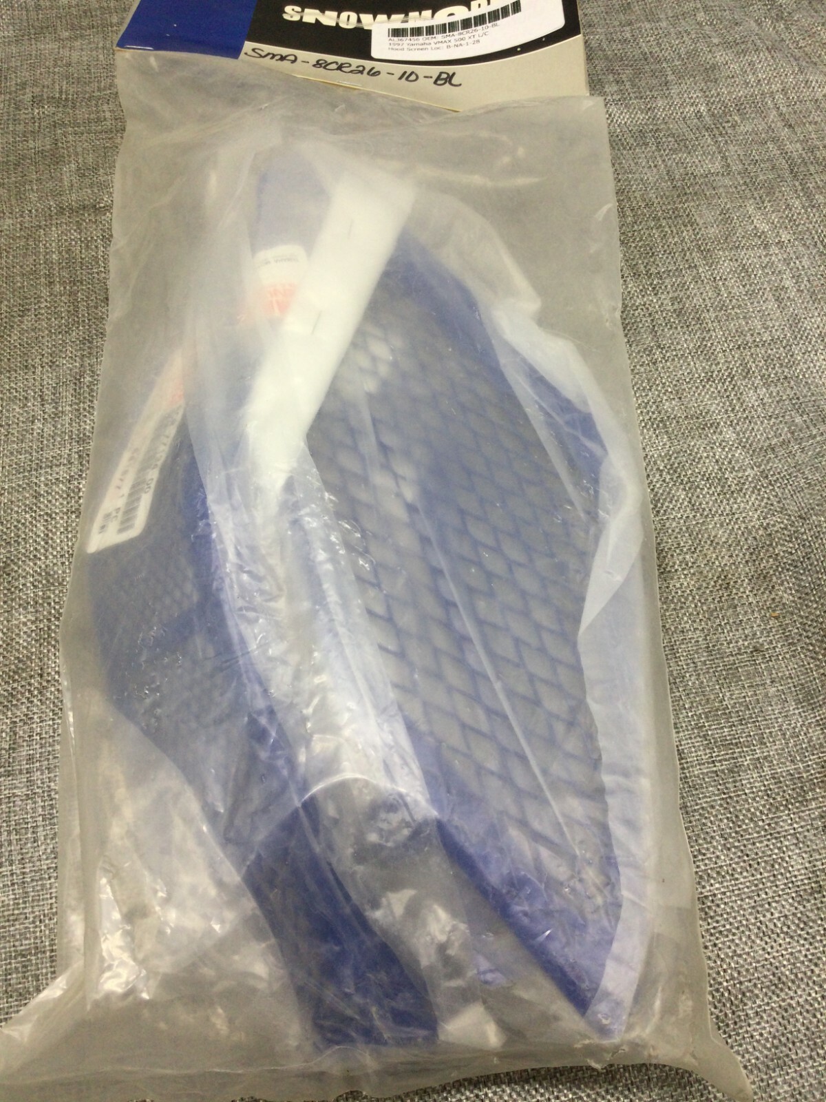 Yamaha VMax 500 600 New OEM Hood Vent Grill Insert Kit Blue SMA