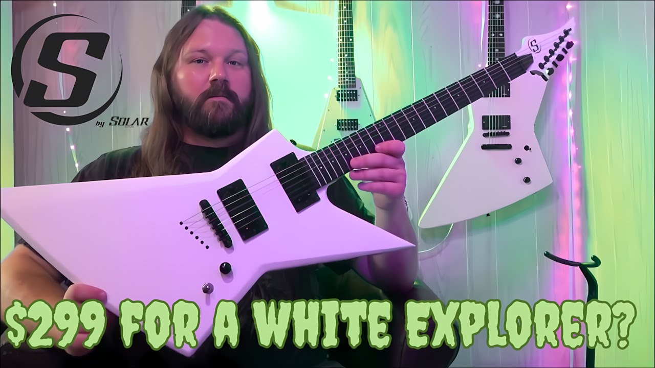 I Tried The Cheapest White Explorer from Solar Guitars | S by