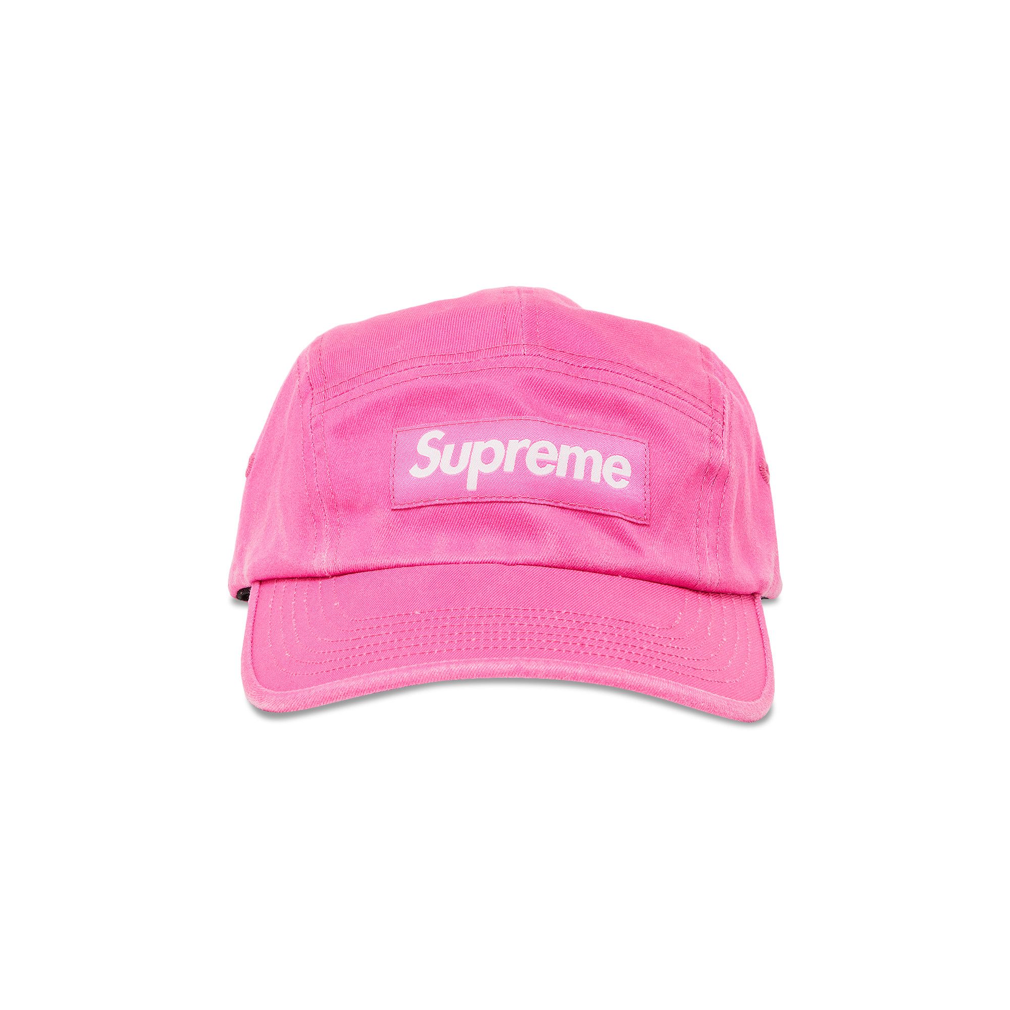Buy Supreme Washed Chino Twill Camp Cap 'Pink' - SS23H82 PINK | GOAT