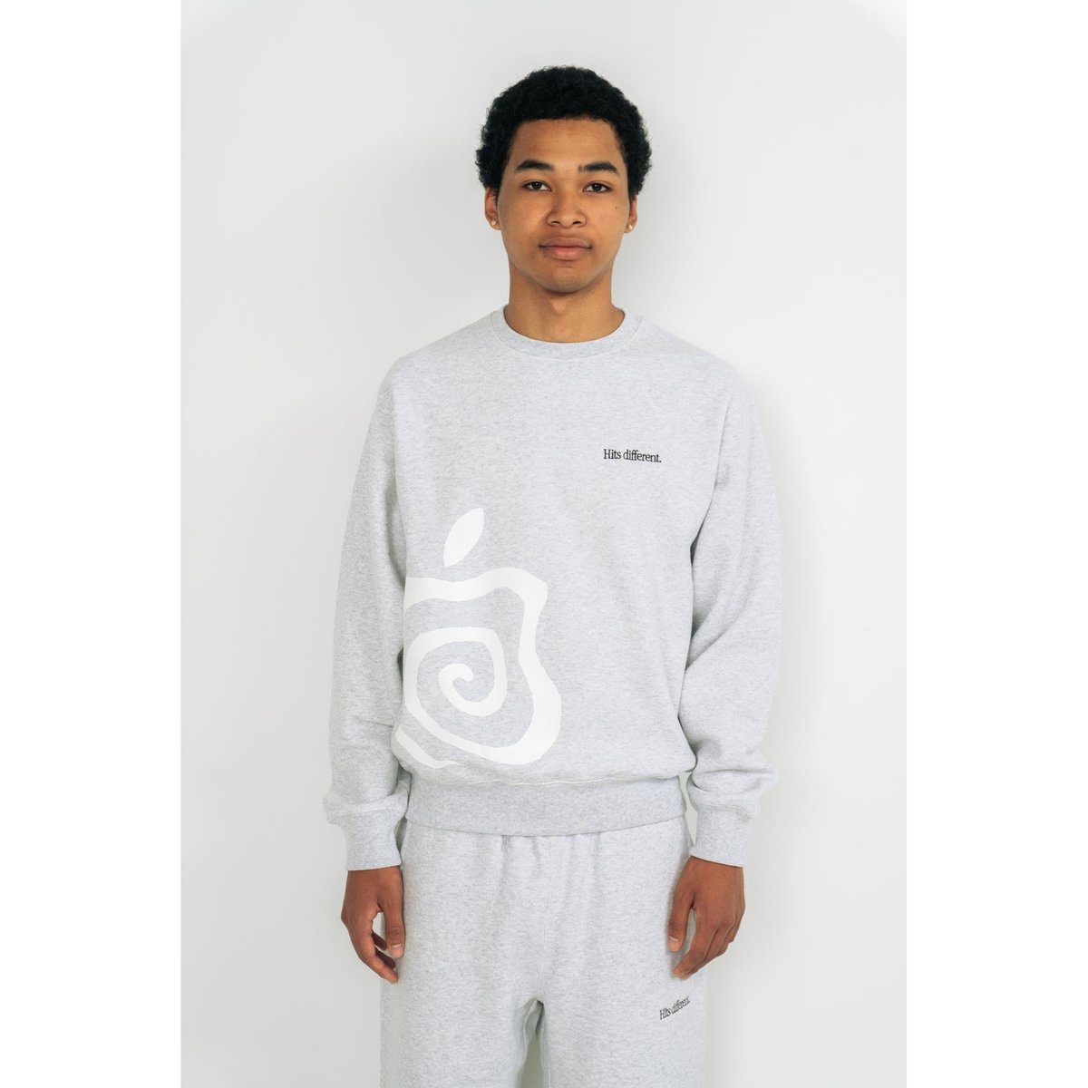 SOL soonerorlater / APPLE SWEATSHIRTS / ASH | S