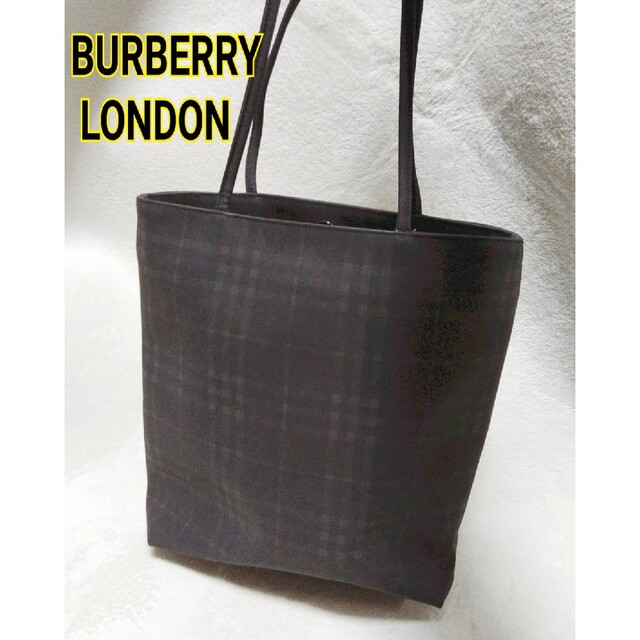 BURBERRY LONDON ノバチェック バケツ型 トートバッグ バケツ バッグ