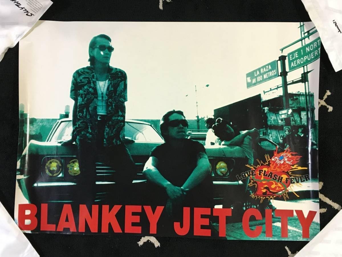 希少！BLANKEY JET CITY ポスター Amazon.co.jp: BLANKEY JET CITY