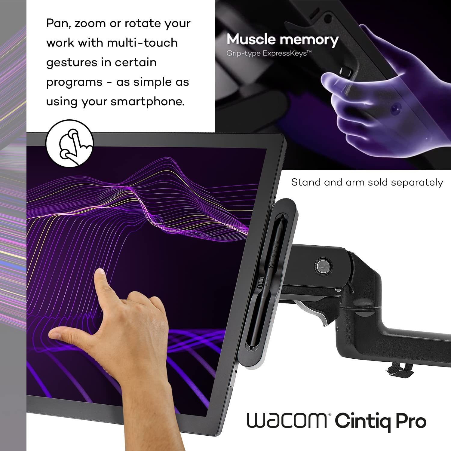 Amazon.com: Wacom Cintiq Pro 27 Creative Pen Display (4K Graphic