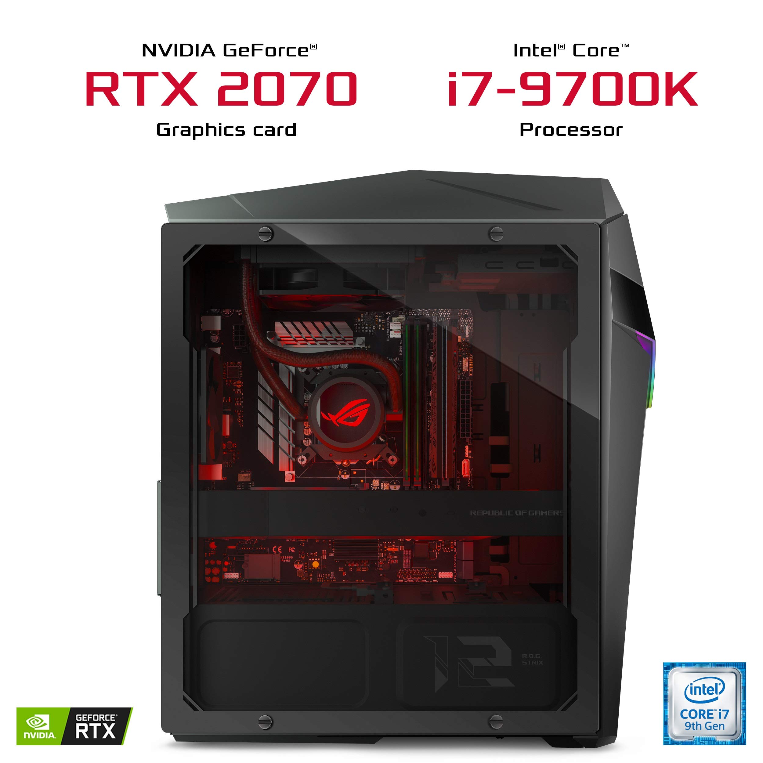Amazon.com: ROG Strix GL12 Gaming Desktop, Overclocked 9th Gen 8