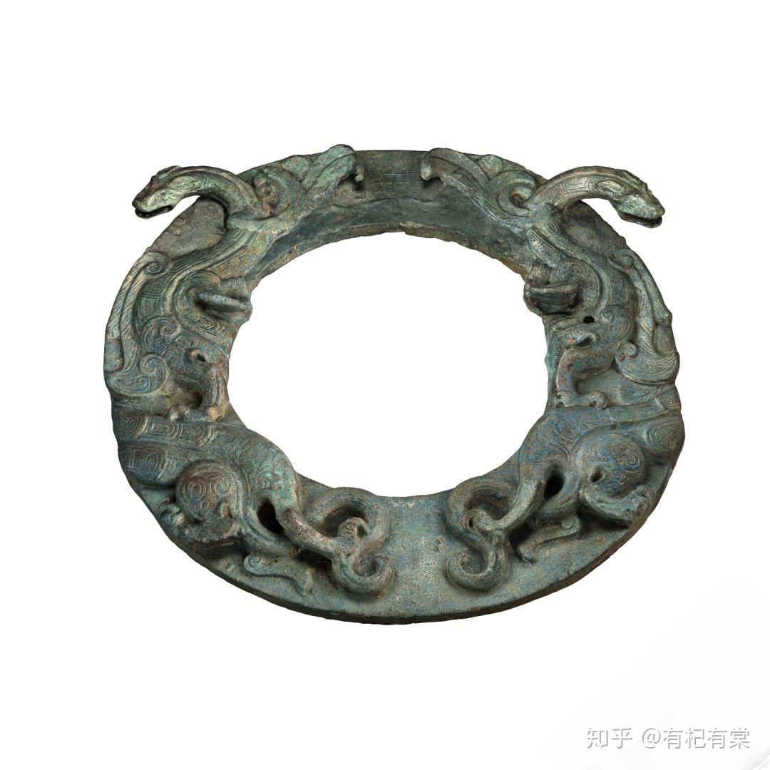 五山】時代宣徳銅古木透蓋浪千鳥紋建水 約890g n-