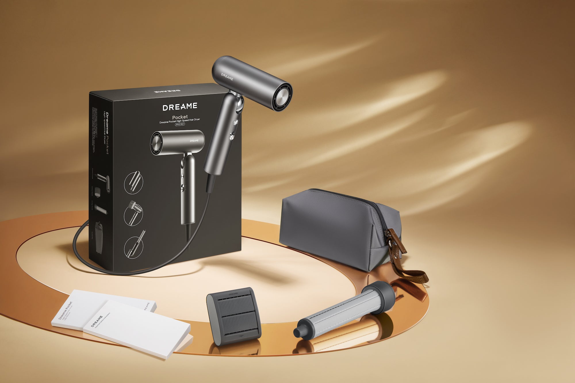 新商品】DREAMEが新型折りたたみ式速乾ヘアドライヤーPocketを新発売