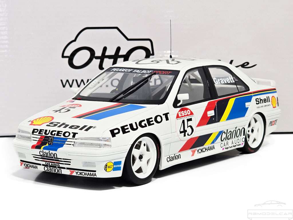 PEUGEOT 405 MI16 BTCC 1992 - OTTO MOBILE - RB Model Cars