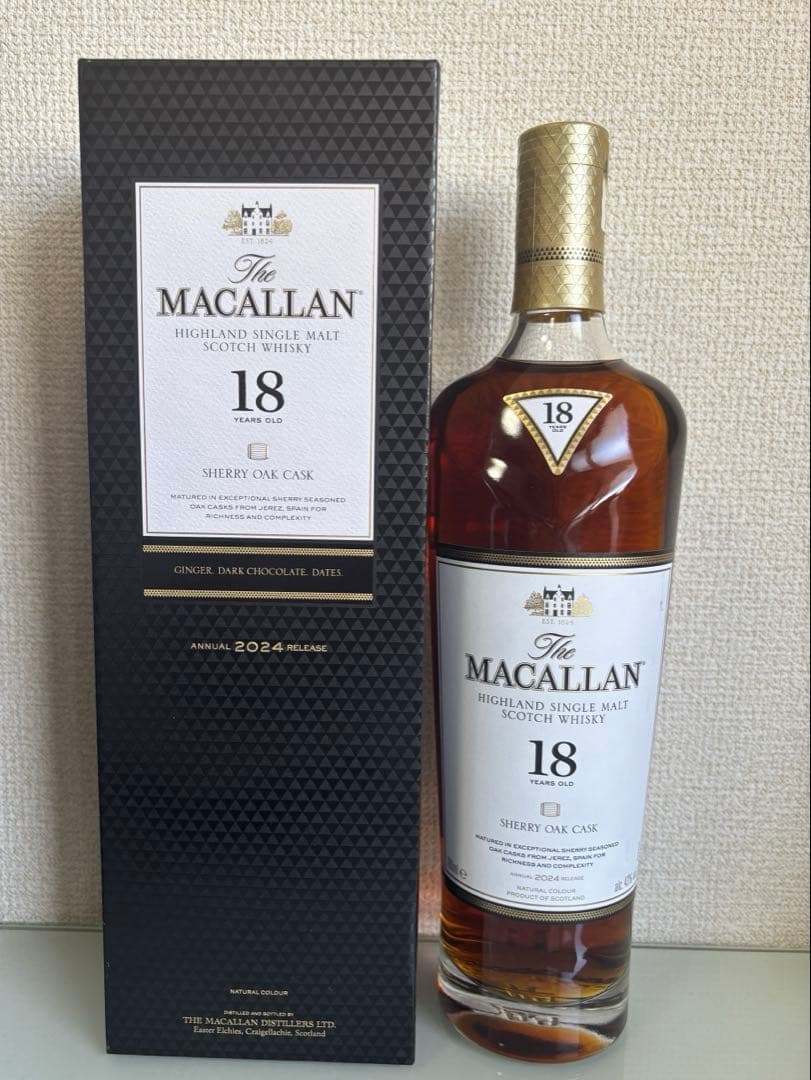 ウイスキー The Macallan 18 Year Old Sherry Oak Buy The Macallan 18 Year Old Sherry Oak Online | Whiskey Caviar