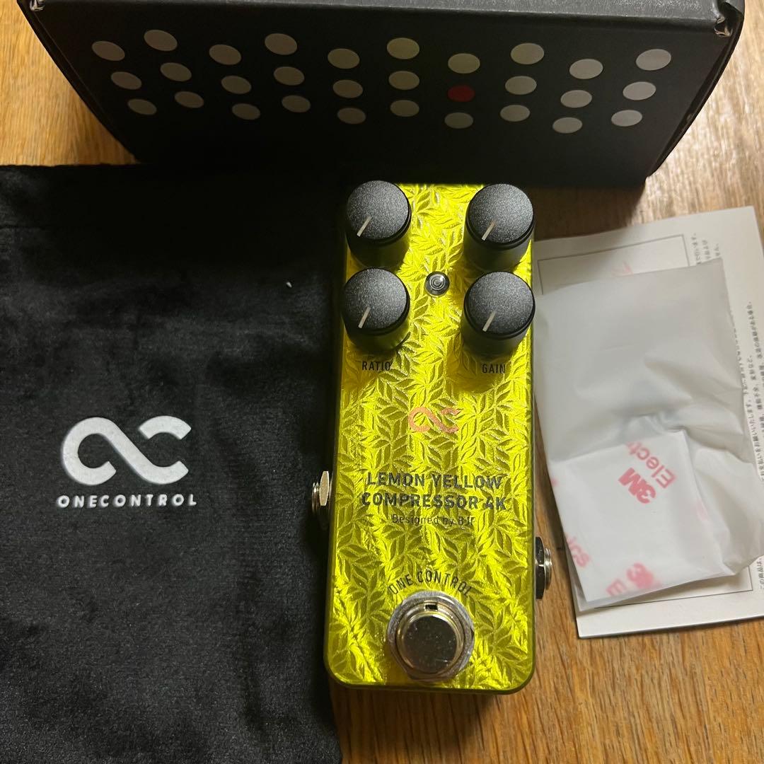 ギター One Control Lemon Yellow Compressor 4k One Control LEMON YELLOW COMPRESSOR 4K – OneControl